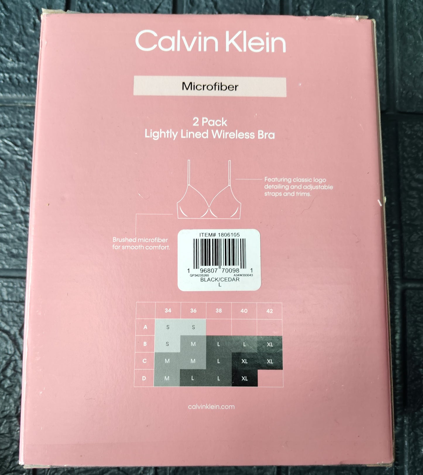 Pack de 2  brasieres Calvin Klein